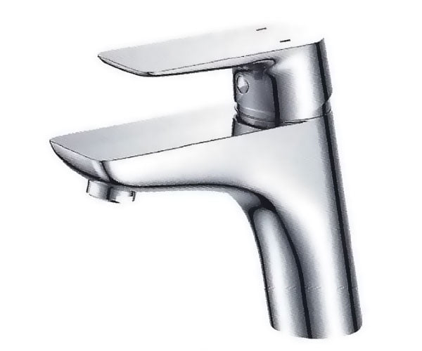 Eveberg Steel Μπαταρία Νιπτήρος