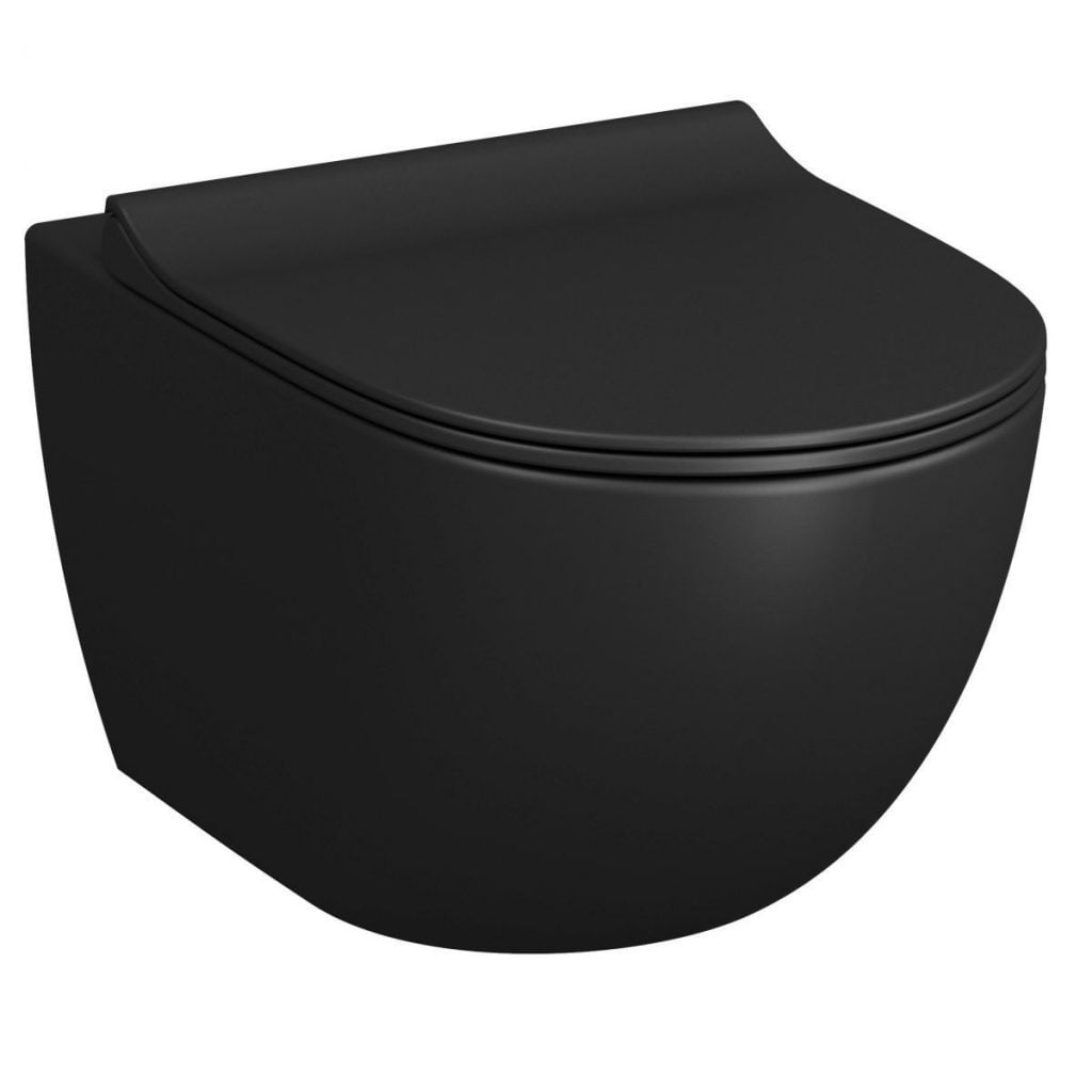 Κρεμαστή Λεκάνη Ceramita Opera Rimless Black Matt