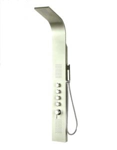 Colorado Eclipse Satin Silver Στήλη Ντους Υδρομασάζ