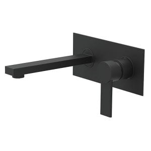 Eveberg Menton Black Matt Μπαταρία Νιπτήρος