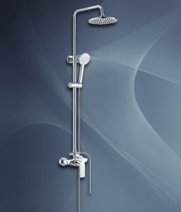 Eveberg Steel Douche Στήλη Ντους Με Μπαταρία