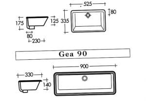 CERAMITA Gea 90