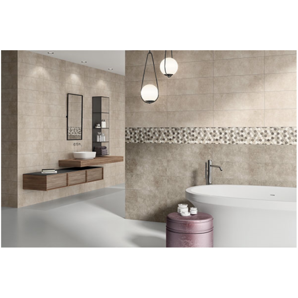 Decor Hexagone Gris 22x66 Πλακάκι Τοίχου
