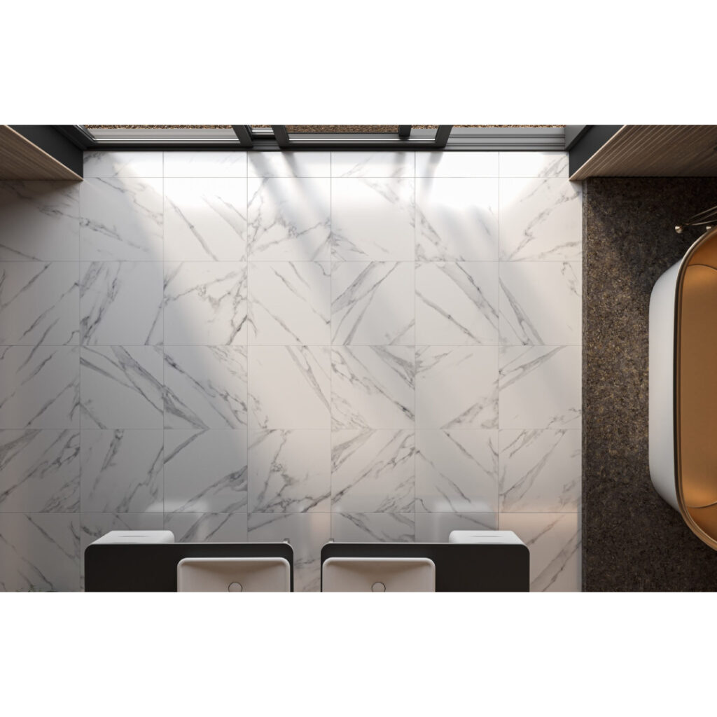 Craon White 60x60 Πλακάκι Δαπέδου-Τοίχου