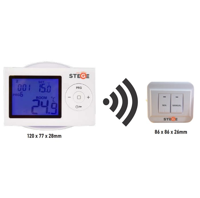 Stege SG300 RF WIFI Ασύρματος Θερμοστάτης