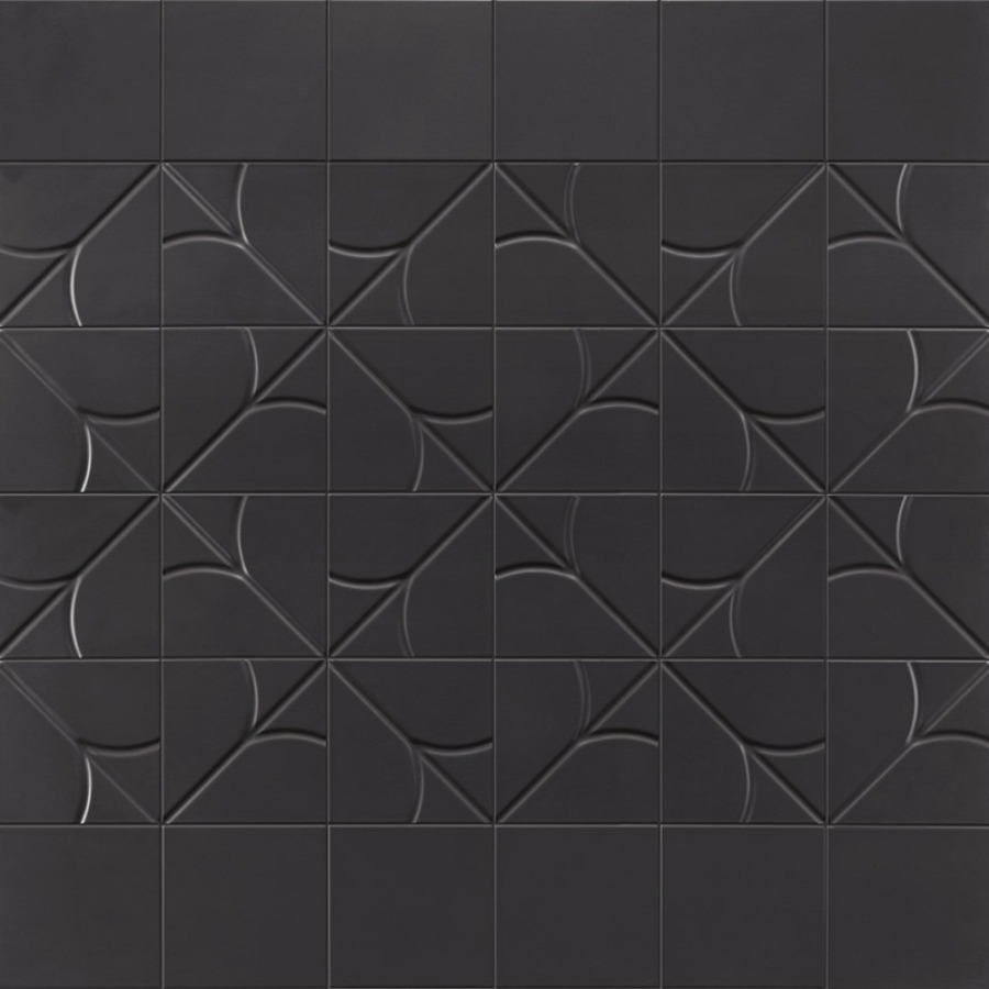 Eda Black 15X15 Πλακάκι Τοίχου