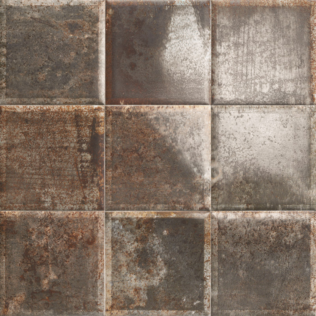 Tin Tile Nero 20X20 Πλακάκι Τοίχου