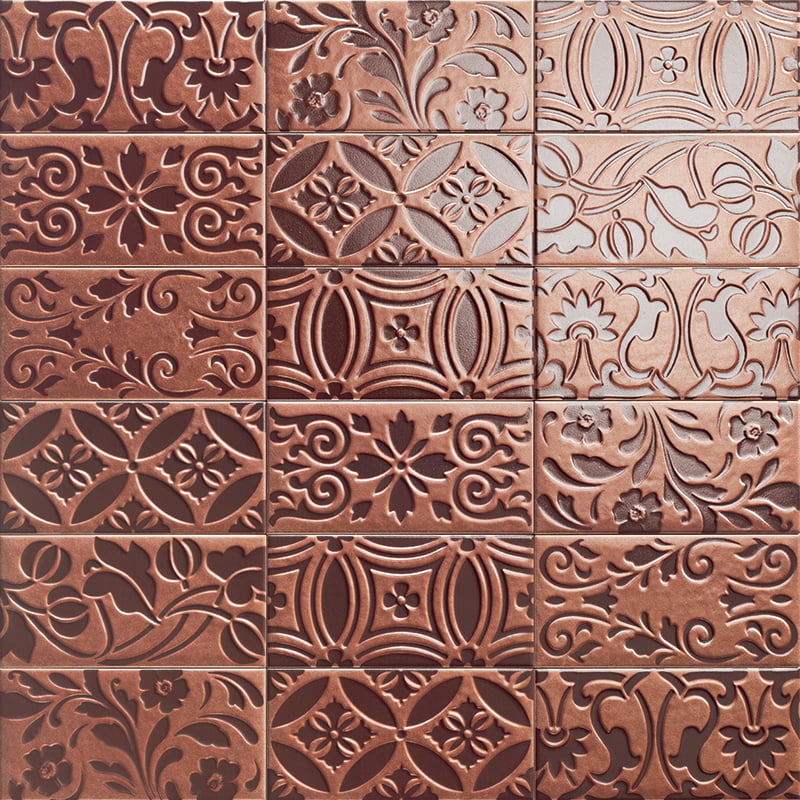 Velvet Deco Cooper 10X20 Πλακάκι Τοίχου