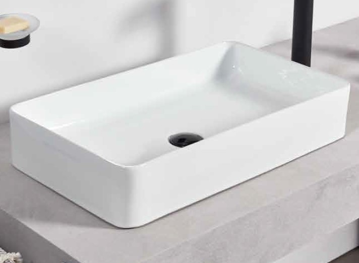 Νιπτήρας επικαθήμενος Prisma New 60x35cm για μοντέρνο μπάνιο